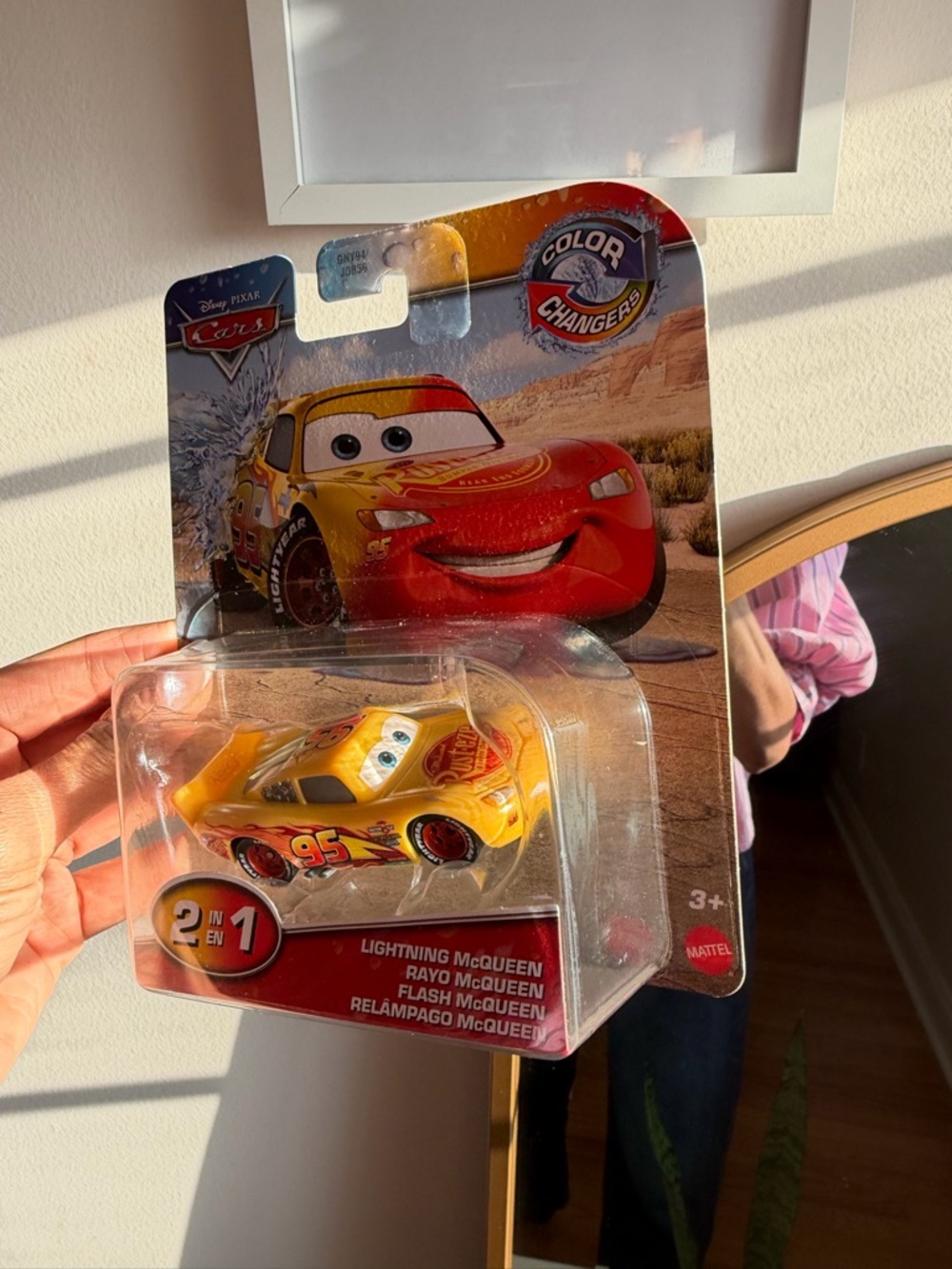 Mattel Lightning McQueen Color Changer Toy - Yellow & Red